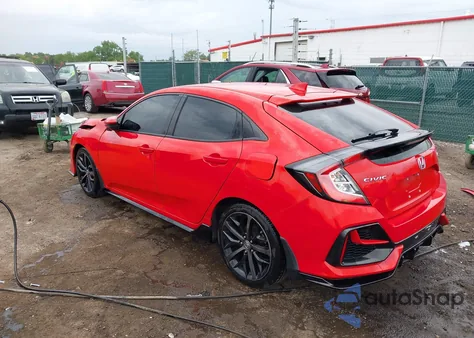 2020 Honda Civic Sport из США, поврежденный, VIN SHHFK7H43LU222931